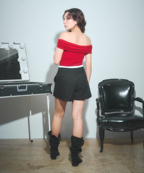 BLONDEY（ブロンディ）の「ウエストゴム入りテーラードスカート（スカート・レディース・ブラック/グレー系その他/ブラック系その他・SMALL/MEDIUM）」の9枚目の写真