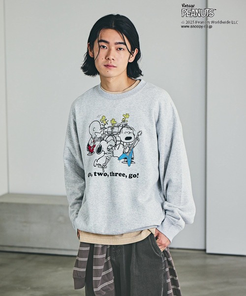 PEANUTS×BAYFLOW】ピーナッツアソートスウェット（スウェット
