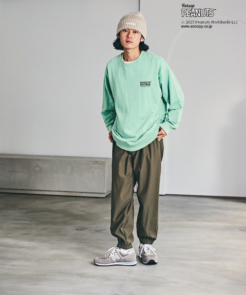 PEANUTS（ピーナッツ）の「［ユニセックス］【PEANUTS×BAYFLOW】ピーナッツアソートスウェット（スウェット・メンズ・イエロー/グリーン/ピンク/オフホワイト/チャコールグレー/杢グレー・MEDIUM/LARGE）」の10枚目の写真