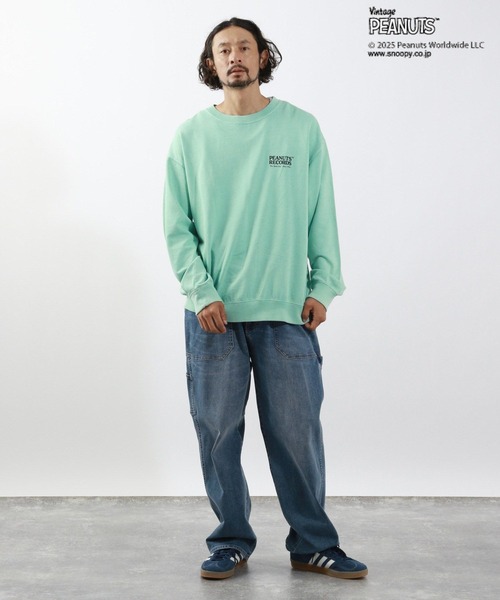 PEANUTS（ピーナッツ）の「［ユニセックス］【PEANUTS×BAYFLOW】ピーナッツアソートスウェット（スウェット・メンズ・イエロー/グリーン/ピンク/オフホワイト/チャコールグレー/杢グレー・MEDIUM/LARGE）」の13枚目の写真