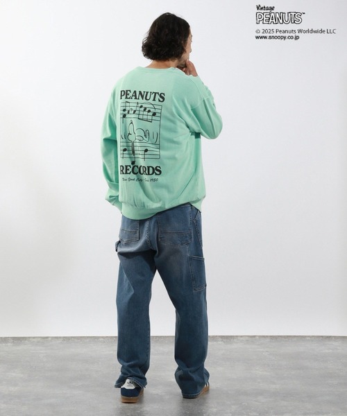 PEANUTS（ピーナッツ）の「［ユニセックス］【PEANUTS×BAYFLOW】ピーナッツアソートスウェット（スウェット・メンズ・イエロー/グリーン/ピンク/オフホワイト/チャコールグレー/杢グレー・MEDIUM/LARGE）」の14枚目の写真