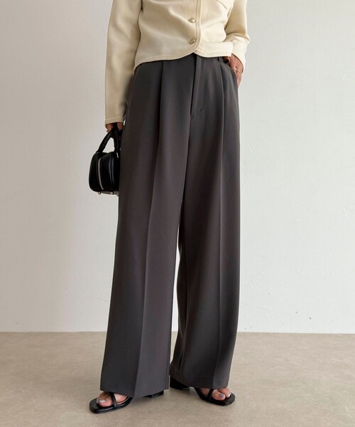 ORIMI,24AW ラメ入り パーフェクトスラックス ORIMI,24AW ラメ入り