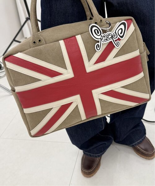 Oriens JOURNAL STANDARD（オリエンス ジャーナルスタンダード）の「《追加》ユニオンジャックボストンバッグ（ボストンバッグ・レディース・ベージュ・FREE）」の4枚目の写真