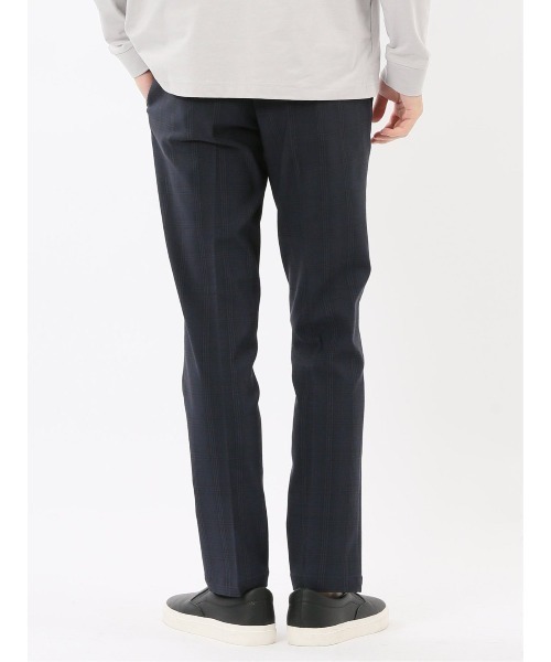 TAKA-Q(タカキュー)の「【ストレッチ 抗菌防臭】タカキュー スリム トラウザーパンツ チェック(チノパンツ・メンズ・ネイビー・MEDIUM/LARGE/3L/X-LARGE/S)」の15枚目の写真