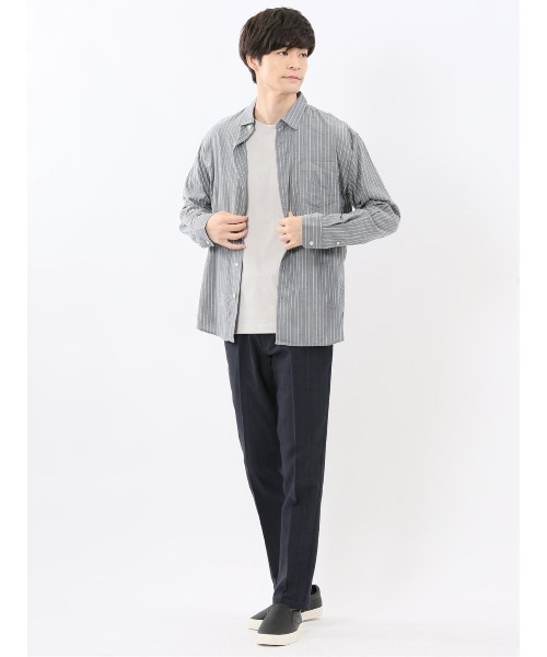 TAKA-Q(タカキュー)の「【ストレッチ 抗菌防臭】タカキュー スリム トラウザーパンツ チェック(チノパンツ・メンズ・ネイビー・MEDIUM/LARGE/3L/X-LARGE/S)」の17枚目の写真