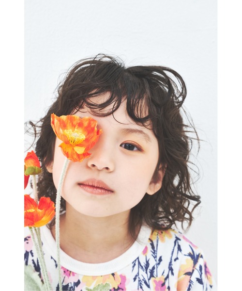 maarook（マルーク）の「コスモスＰＴふわかる裏毛ワンピース（ワンピース・キッズ・オレンジ・80ｃｍ/90cm/110cm/100cm/120cm/130cm）」の3枚目の写真