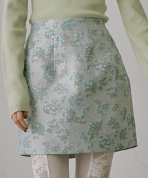 VIOLETTA | 【HEIREN】ジャガードミニコクーンスカート(スカート)