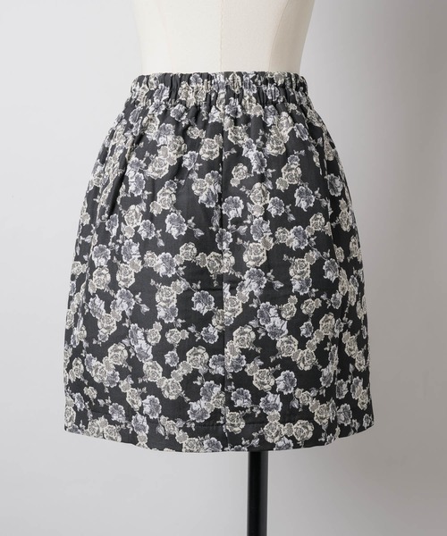 VIOLETTA（ヴィオレッタ）の「【HEIREN】ジャガードミニコクーンスカート（スカート・レディース・ブラック/ブルー・M/S）」の19枚目の写真
