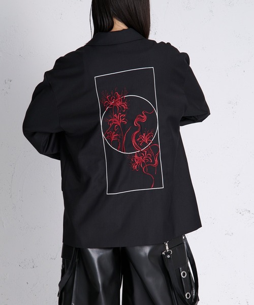極美品◎グッチ　テーラードジャケット　フローラ　ホースビット　花柄　2B 極美品◎グッチ テーラードジャケット フローラ ホースビット 花