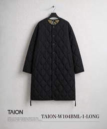 【TAION(タイオン)】〈ウィメンズ〉ミリタリー クルーネック ダウンコート