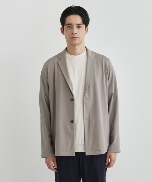 TAKEO KIKUCHI（タケオキクチ）の「リラックス カーディガン ジャケット（カーディガン/ボレロ・メンズ・ダークグレー/ネイビー/ブルー・01/02/03/04）」の2枚目の写真