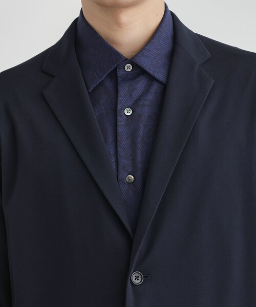 TAKEO KIKUCHI（タケオキクチ）の「リラックス カーディガン ジャケット（カーディガン/ボレロ・メンズ・ダークグレー/ネイビー/ブルー・01/02/03/04）」の8枚目の写真