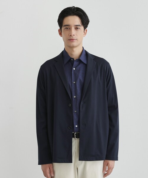 TAKEO KIKUCHI（タケオキクチ）の「リラックス カーディガン ジャケット（カーディガン/ボレロ・メンズ・ダークグレー/ネイビー/ブルー・01/02/03/04）」の21枚目の写真