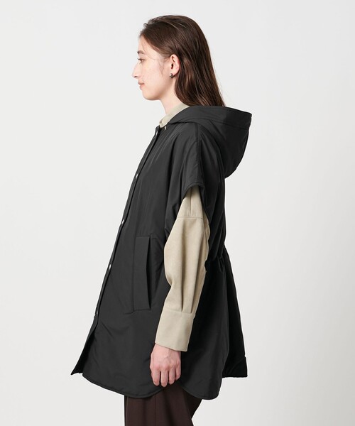 セール】＜TICCA＞キルティング リバーシブル ポンチョ コート