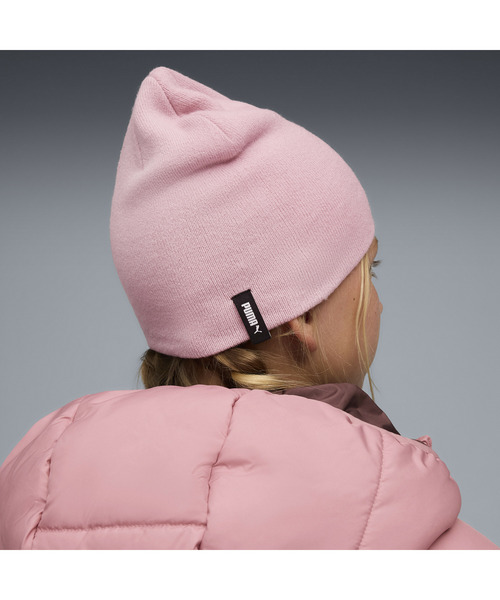 PUMA（プーマ）の「PUMA プーマ キッズ ESS ミッドクラウン カフレス ビーニー（ニットキャップ/ビーニー・キッズ・ライトピンク/ブラック・S）」の7枚目の写真