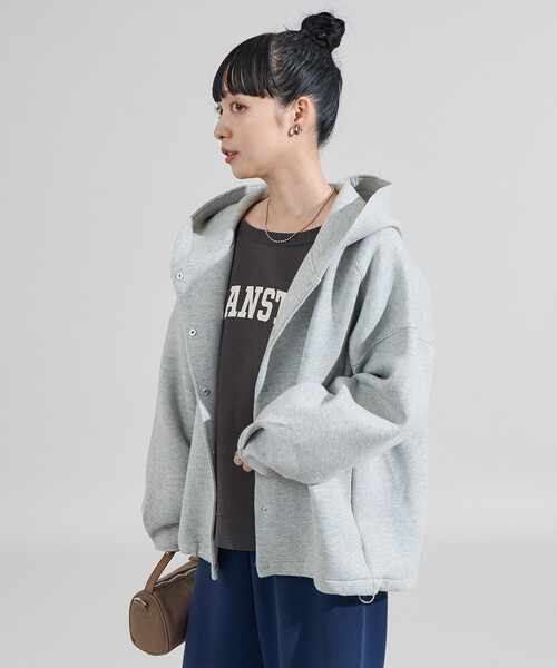 セール】ダンボール スナップボタン フードパーカー（パーカー