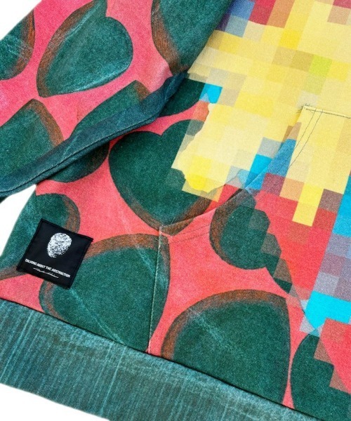 TALKING ABOUT THE ABSTRACTION（トーキング　アバウト　ジ　アブストラクション）の「【TALKING ABOUT THE ABSTRACTION】ART REPLICA PARKA / NRV [2526AW-PK-001]（パーカー・メンズ・マルチ・L/M）」の5枚目の写真