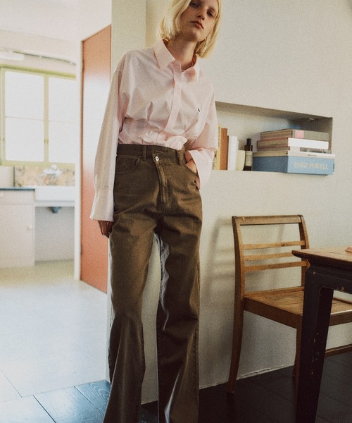 POLO BCS】VIS別注クロスベルトストレートワイドデニム（デニムパンツ