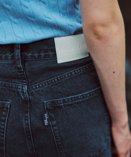 VIS（ビス）の「【POLO BCS】VIS別注クロスベルトストレートワイドデニム（デニムパンツ・レディース・ブルー/チャコールグレー/ブラウン・M/S）」の14枚目の写真