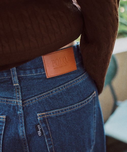 VIS（ビス）の「【POLO BCS】VIS別注クロスベルトストレートワイドデニム（デニムパンツ・レディース・ブルー/チャコールグレー/ブラウン・M/S）」の18枚目の写真