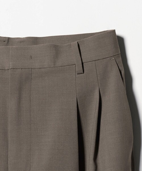 BEAUTY&YOUTH UNITED ARROWS（ビューティーアンドユースユナイテッドアローズ）の「へムリボン パンツ ウォッシャブル（スラックス・レディース・オリーブ/ダークグレー/ベージュ・S/XS/M）」の12枚目の写真