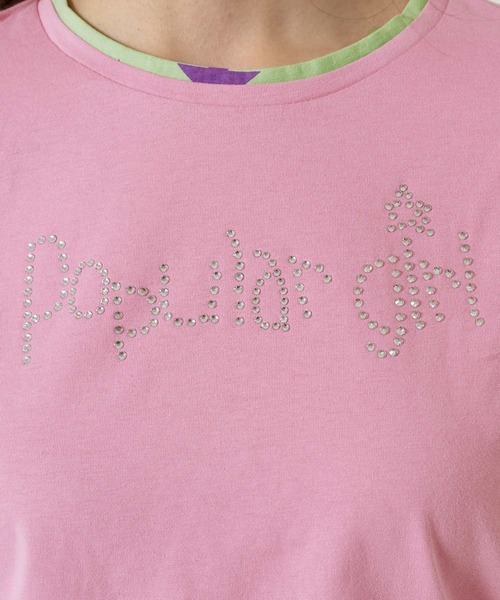 TINA：JOJUN（ティーナジョジュン）の「レイヤード デザイン ロンT TINA：JOJUN（Tシャツ/カットソー・レディース・ホワイト/ピンク・M）」の15枚目の写真