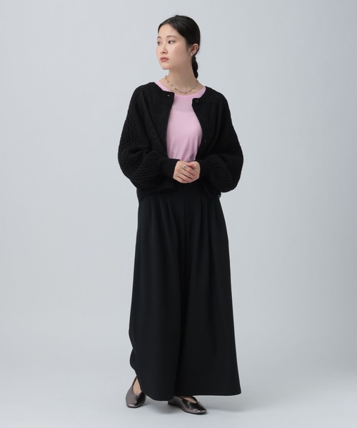 LEPSIM（レプシィム）の「シアーメランジ長袖T　582469（Tシャツ/カットソー・レディース・ブラウン/ピンク/オフホワイト/ブラック/ピンク系その他/ライトイエロー・FREE）」の17枚目の写真
