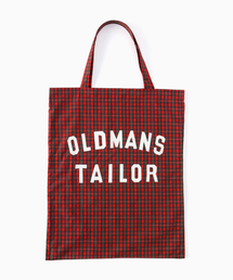 【R&D.M.Co/オールドマンズテイラー】OMT PRINT TOTE CHECK トートバッグ