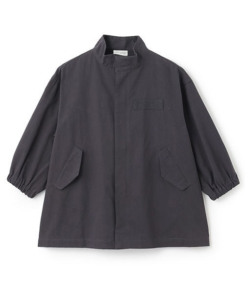 b・ROOM（ビールーム）の「【組み合わせ自由シリーズ】ミドル丈モッズコート（モッズコート・キッズ・チャコール/カーキ/アイボリー・100cm/110cm/120cm/130cm/140cm/150cm）」の15枚目の写真