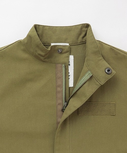 b・ROOM（ビールーム）の「【組み合わせ自由シリーズ】ミドル丈モッズコート（モッズコート・キッズ・チャコール/カーキ/アイボリー・100cm/110cm/120cm/130cm/140cm/150cm）」の12枚目の写真