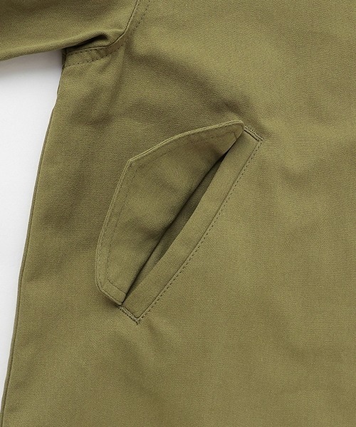 b・ROOM（ビールーム）の「【組み合わせ自由シリーズ】ミドル丈モッズコート（モッズコート・キッズ・チャコール/カーキ/アイボリー・100cm/110cm/120cm/130cm/140cm/150cm）」の13枚目の写真