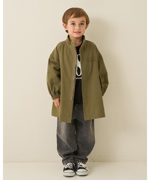 組み合わせ自由シリーズ】ミドル丈モッズコート（モッズコート