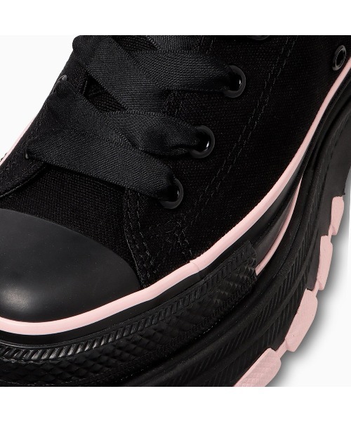 CONVERSE(コンバース)の「CONVERSE ALL STAR TREKWAVE BP HI(コンバース オールスター トレックウエーブ BP HI)(スニーカー・レディース・ピンク系/ブラック・23cm/23.5cm/24cm/22.5cm/24.5cm/25cm)」の9枚目の写真