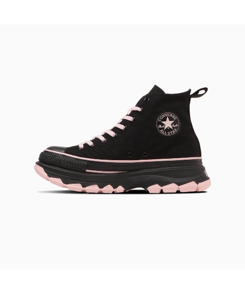 CONVERSE(コンバース)の「CONVERSE ALL STAR TREKWAVE BP HI(コンバース オールスター トレックウエーブ BP HI)(スニーカー・レディース・ピンク系/ブラック・23cm/23.5cm/24cm/22.5cm/24.5cm/25cm)」の12枚目の写真