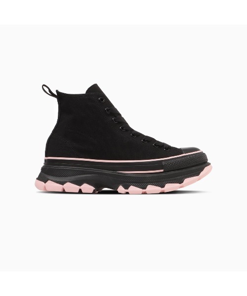 CONVERSE(コンバース)の「CONVERSE ALL STAR TREKWAVE BP HI(コンバース オールスター トレックウエーブ BP HI)(スニーカー・レディース・ピンク系/ブラック・23cm/23.5cm/24cm/22.5cm/24.5cm/25cm)」の5枚目の写真