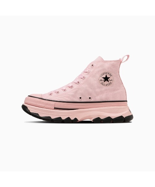 CONVERSE(コンバース)の「CONVERSE ALL STAR TREKWAVE BP HI(コンバース オールスター トレックウエーブ BP HI)(スニーカー・レディース・ピンク系/ブラック・23cm/23.5cm/24cm/22.5cm/24.5cm/25cm)」の3枚目の写真