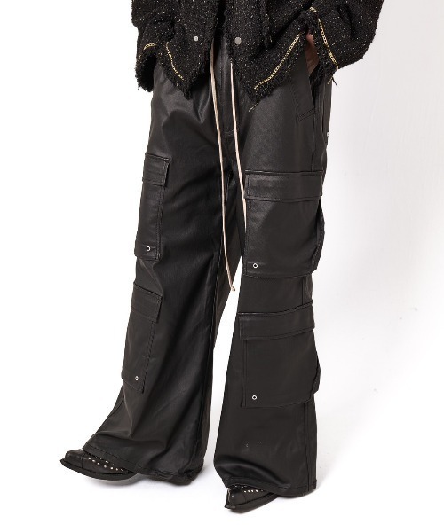 DankeSchon/ダンケシェーン/COATING FLARE CARGOPANTS（カーゴパンツ