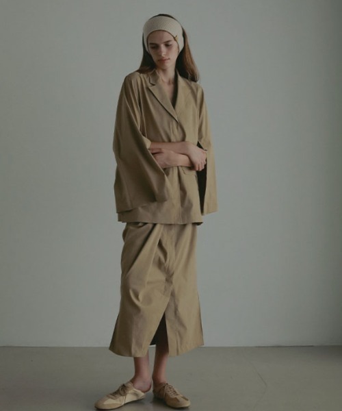 etre tokyo デザインラップロングスカート デザインラップロングスカート（スカート）｜ETRE TOKYO（エトレ