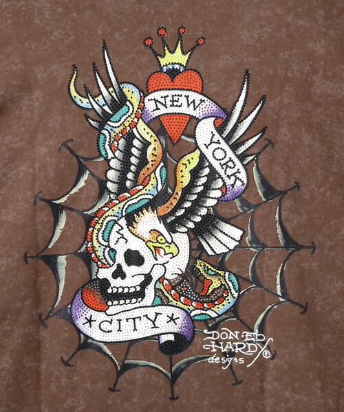 FR(13)NDS(フレンズ)の「FR(13)NDS × Ed Hardy/フレンズ × エド・ハーディ/コラボジップフーディ(パーカー・メンズ・ブラウン/グレー・M/L)」の21枚目の写真