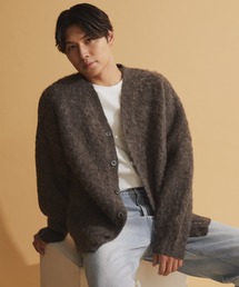 NEOL（ネオル）の「【NEOL】Wool Blend Mohair Touch Vneck Cardigan/ウール混モヘアタッチVネックカーディガン（カーディガン/ボレロ・メンズ）」