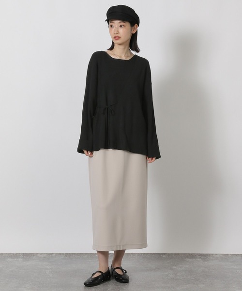 LAKOLE(ラコレ)の「レイヤードライクニットプルオーバー / 594727(ニット/セーター・レディース・ブラウン/アイボリー/ブラック・FREE)」の13枚目の写真