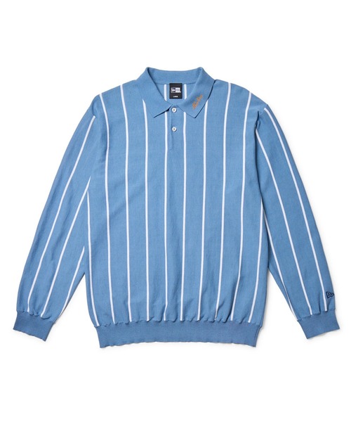 NEW ERA GOLF/ニューエラゴルフ 長袖 ニット ポロシャツ 吸汗速