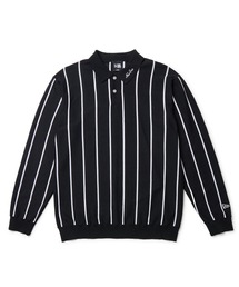 NEW ERA | NEW ERA GOLF/ニューエラゴルフ 長袖 ニット ポロシャツ 吸汗速乾 抗菌 UVカット 14669863/14669864/14669865(シャツ/ブラウス)