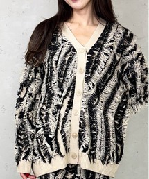 Per sist ence（パーシエンス）の「MIXフリンジニットカーディガン（カーディガン/ボレロ）」