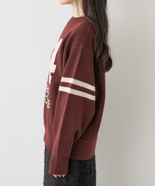 St.Johns 3rd club（セントジョンズサードクラブ）の「【St.Johns 3rd club】34 SJ3C ロゴニットプルオーバー（ニット/セーター・レディース・ブラウン・FREE）」の11枚目の写真