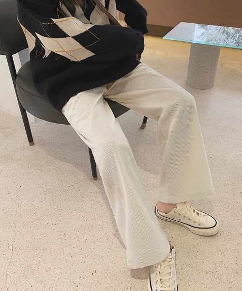 ampm(エーエムピーエム)の「コーデュロイ ストレートパンツ(その他パンツ・レディース・グレー/その他・M/L)」の18枚目の写真