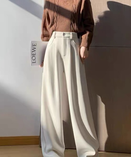 ampm(エーエムピーエム)の「コーデュロイ ストレートパンツ(その他パンツ・レディース・グレー/その他・M/L)」の9枚目の写真