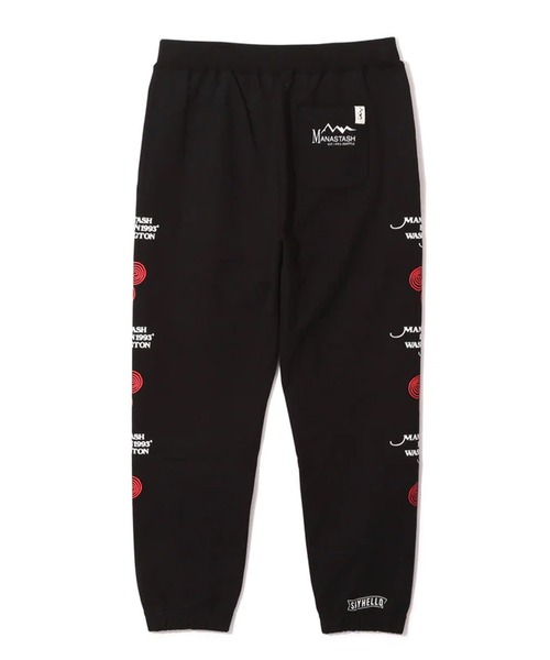 MANASTASH(マナスタッシュ)の「MANASTASHxSAYHELLO SWEAT PT(スウェットパンツ・メンズ・ブラック/グレー・M/L)」の4枚目の写真