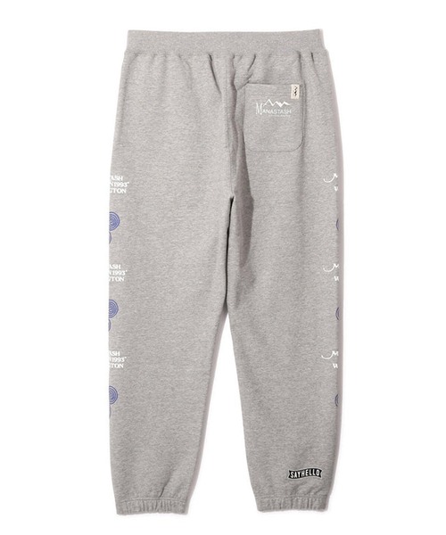 MANASTASH(マナスタッシュ)の「MANASTASHxSAYHELLO SWEAT PT(スウェットパンツ・メンズ・ブラック/グレー・M/L)」の3枚目の写真
