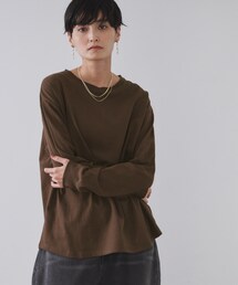 リラクシーロングTシャツ【洗濯機OK】